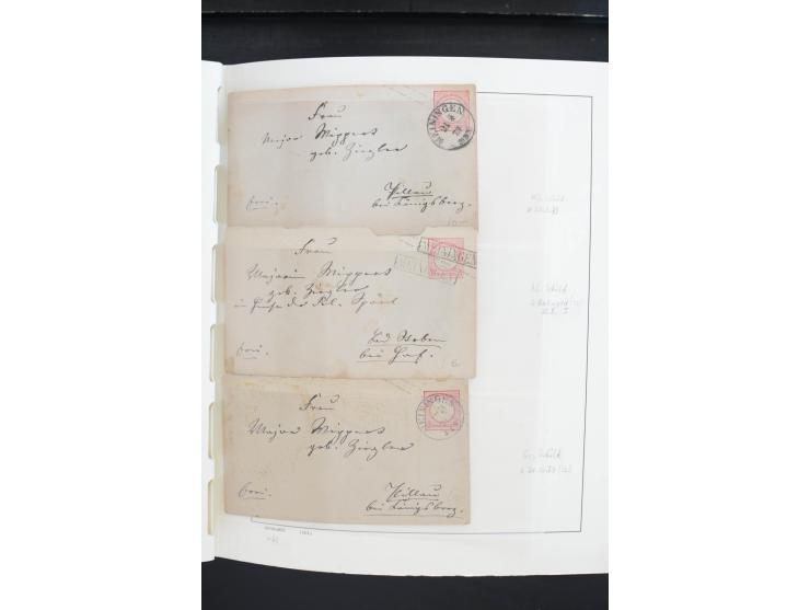 1872/1945, postfrische, ungebrauchte und gestempelte Sammlung, vielfach in beiden Erhaltungen gesammelt, ab Weimar kpl., dazu