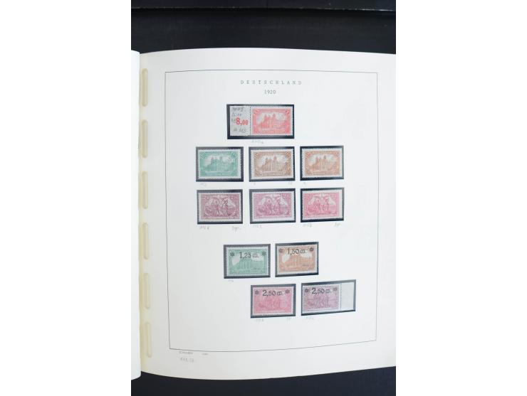 1872/1945, postfrische, ungebrauchte und gestempelte Sammlung, vielfach in beiden Erhaltungen gesammelt, ab Weimar kpl., dazu