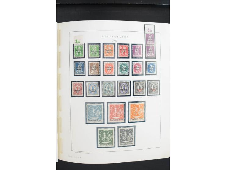 1872/1945, postfrische, ungebrauchte und gestempelte Sammlung, vielfach in beiden Erhaltungen gesammelt, ab Weimar kpl., dazu