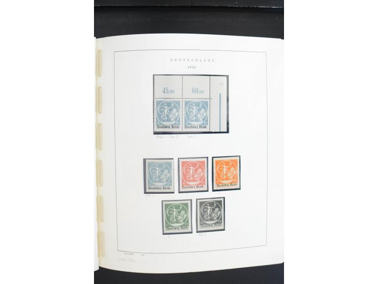 1872/1945, postfrische, ungebrauchte und gestempelte Sammlung, vielfach in beiden Erhaltungen gesammelt, ab Weimar kpl., dazu