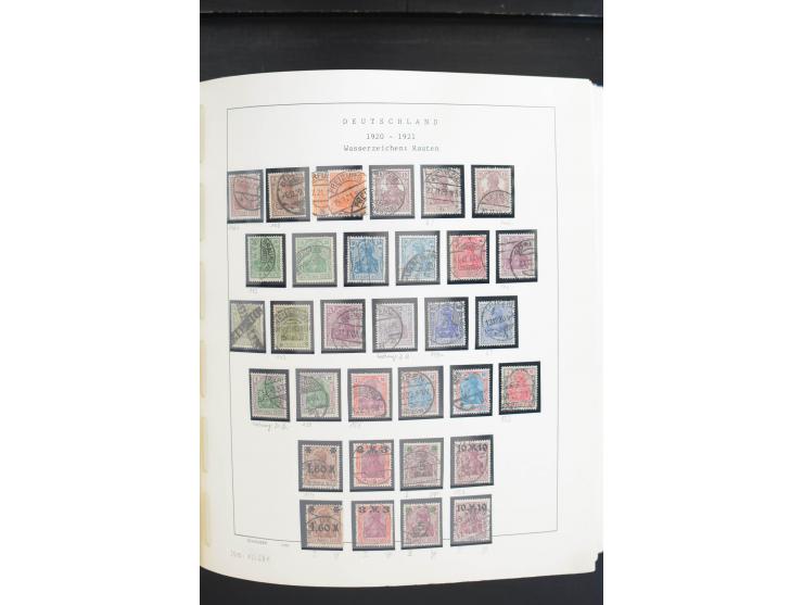 1872/1945, postfrische, ungebrauchte und gestempelte Sammlung, vielfach in beiden Erhaltungen gesammelt, ab Weimar kpl., dazu