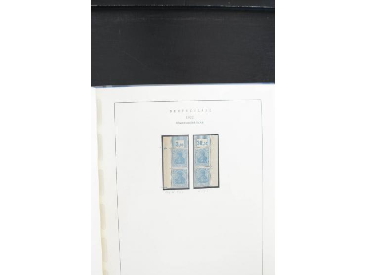 1872/1945, postfrische, ungebrauchte und gestempelte Sammlung, vielfach in beiden Erhaltungen gesammelt, ab Weimar kpl., dazu