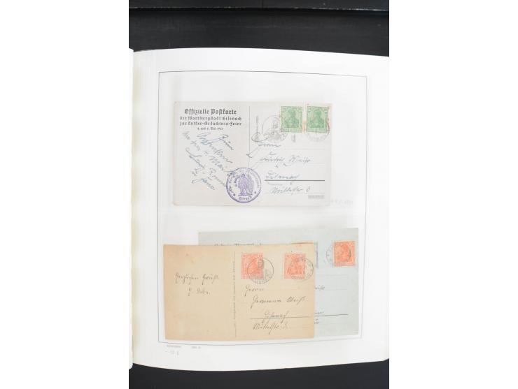 1872/1945, postfrische, ungebrauchte und gestempelte Sammlung, vielfach in beiden Erhaltungen gesammelt, ab Weimar kpl., dazu