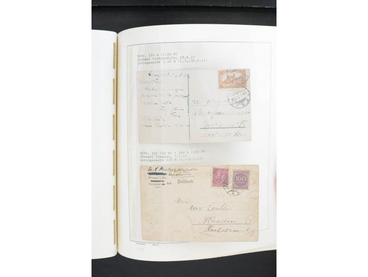 1872/1945, postfrische, ungebrauchte und gestempelte Sammlung, vielfach in beiden Erhaltungen gesammelt, ab Weimar kpl., dazu