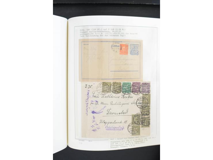 1872/1945, postfrische, ungebrauchte und gestempelte Sammlung, vielfach in beiden Erhaltungen gesammelt, ab Weimar kpl., dazu