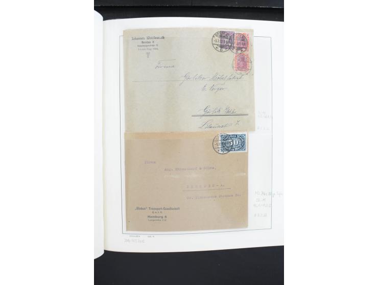 1872/1945, postfrische, ungebrauchte und gestempelte Sammlung, vielfach in beiden Erhaltungen gesammelt, ab Weimar kpl., dazu