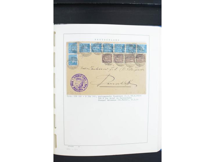 1872/1945, postfrische, ungebrauchte und gestempelte Sammlung, vielfach in beiden Erhaltungen gesammelt, ab Weimar kpl., dazu