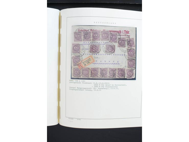 1872/1945, postfrische, ungebrauchte und gestempelte Sammlung, vielfach in beiden Erhaltungen gesammelt, ab Weimar kpl., dazu