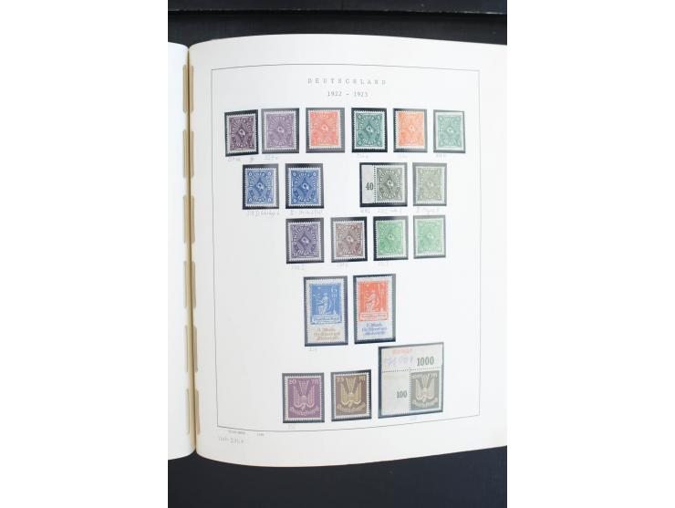 1872/1945, postfrische, ungebrauchte und gestempelte Sammlung, vielfach in beiden Erhaltungen gesammelt, ab Weimar kpl., dazu