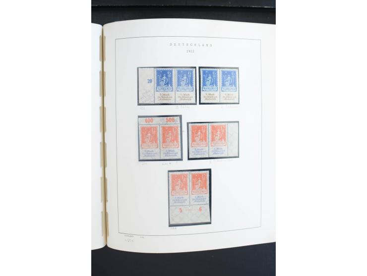1872/1945, postfrische, ungebrauchte und gestempelte Sammlung, vielfach in beiden Erhaltungen gesammelt, ab Weimar kpl., dazu