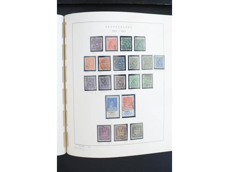 1872/1945, postfrische, ungebrauchte und gestempelte Sammlung, vielfach in beiden Erhaltungen gesammelt, ab Weimar kpl., dazu