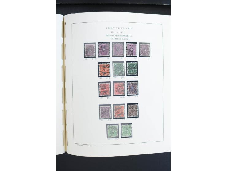 1872/1945, postfrische, ungebrauchte und gestempelte Sammlung, vielfach in beiden Erhaltungen gesammelt, ab Weimar kpl., dazu