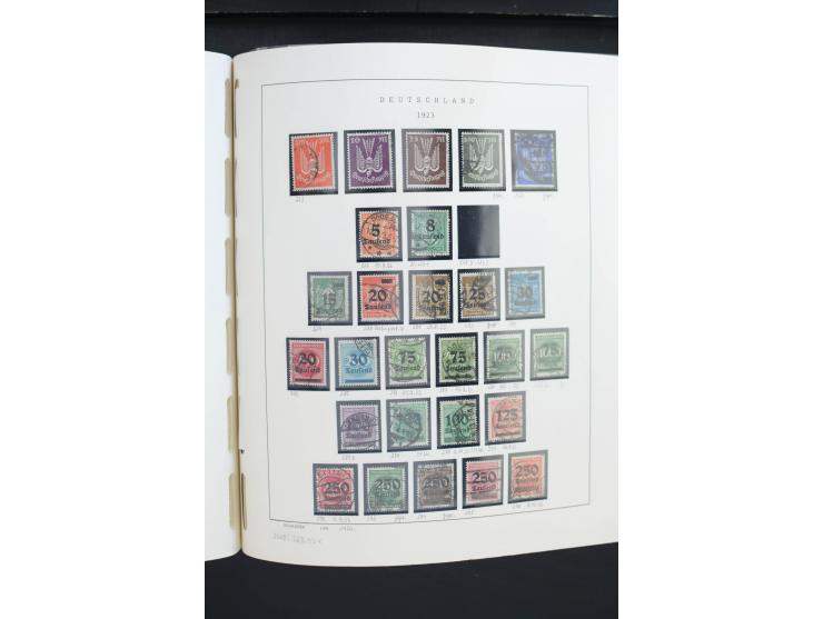 1872/1945, postfrische, ungebrauchte und gestempelte Sammlung, vielfach in beiden Erhaltungen gesammelt, ab Weimar kpl., dazu