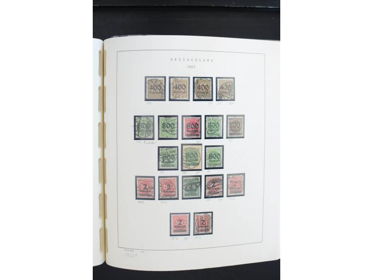 1872/1945, postfrische, ungebrauchte und gestempelte Sammlung, vielfach in beiden Erhaltungen gesammelt, ab Weimar kpl., dazu
