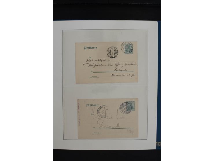 1872/1923, gestempelte, in den Hauptnummern weitgehend kpl. Sammlung mit u.a. Mi.-Nr. 3 (Ersttag), 21b, 24, 28, 49aa (2, einm