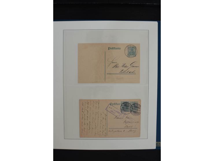 1872/1923, gestempelte, in den Hauptnummern weitgehend kpl. Sammlung mit u.a. Mi.-Nr. 3 (Ersttag), 21b, 24, 28, 49aa (2, einm