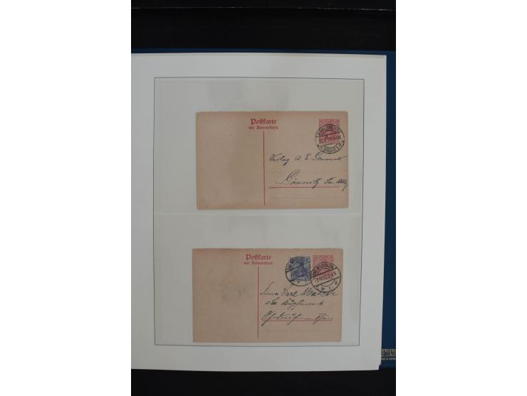 1872/1923, gestempelte, in den Hauptnummern weitgehend kpl. Sammlung mit u.a. Mi.-Nr. 3 (Ersttag), 21b, 24, 28, 49aa (2, einm