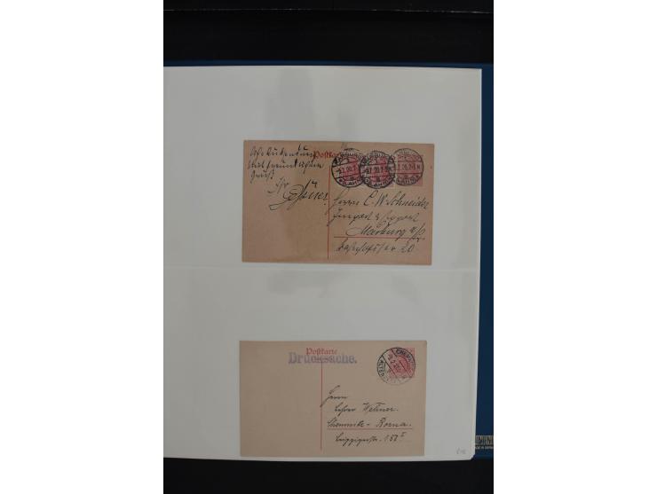 1872/1923, gestempelte, in den Hauptnummern weitgehend kpl. Sammlung mit u.a. Mi.-Nr. 3 (Ersttag), 21b, 24, 28, 49aa (2, einm