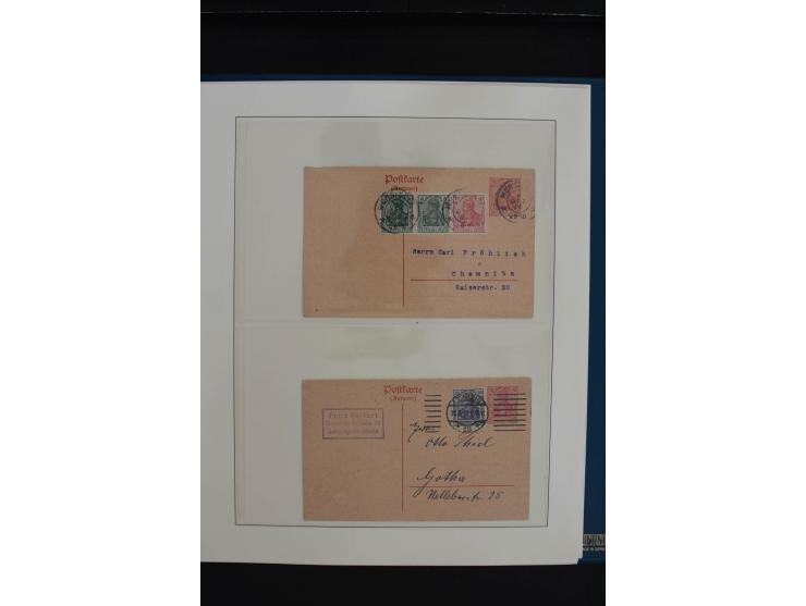 1872/1923, gestempelte, in den Hauptnummern weitgehend kpl. Sammlung mit u.a. Mi.-Nr. 3 (Ersttag), 21b, 24, 28, 49aa (2, einm