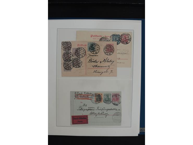 1872/1923, gestempelte, in den Hauptnummern weitgehend kpl. Sammlung mit u.a. Mi.-Nr. 3 (Ersttag), 21b, 24, 28, 49aa (2, einm