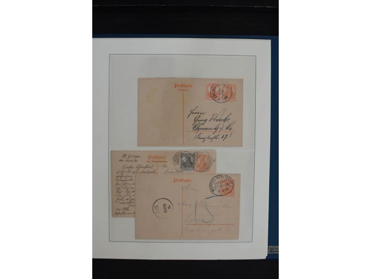 1872/1923, gestempelte, in den Hauptnummern weitgehend kpl. Sammlung mit u.a. Mi.-Nr. 3 (Ersttag), 21b, 24, 28, 49aa (2, einm