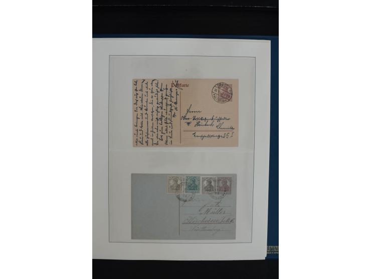 1872/1923, gestempelte, in den Hauptnummern weitgehend kpl. Sammlung mit u.a. Mi.-Nr. 3 (Ersttag), 21b, 24, 28, 49aa (2, einm