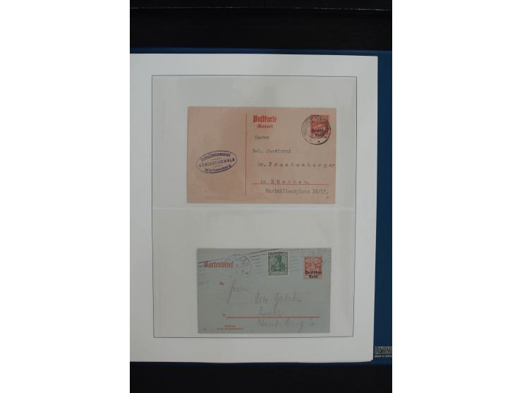 1872/1923, gestempelte, in den Hauptnummern weitgehend kpl. Sammlung mit u.a. Mi.-Nr. 3 (Ersttag), 21b, 24, 28, 49aa (2, einm