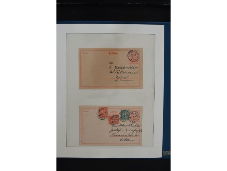 1872/1923, gestempelte, in den Hauptnummern weitgehend kpl. Sammlung mit u.a. Mi.-Nr. 3 (Ersttag), 21b, 24, 28, 49aa (2, einm