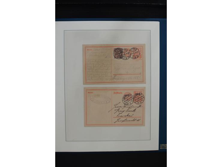 1872/1923, gestempelte, in den Hauptnummern weitgehend kpl. Sammlung mit u.a. Mi.-Nr. 3 (Ersttag), 21b, 24, 28, 49aa (2, einm