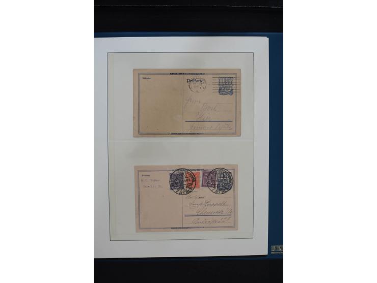 1872/1923, gestempelte, in den Hauptnummern weitgehend kpl. Sammlung mit u.a. Mi.-Nr. 3 (Ersttag), 21b, 24, 28, 49aa (2, einm