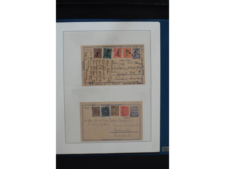 1872/1923, gestempelte, in den Hauptnummern weitgehend kpl. Sammlung mit u.a. Mi.-Nr. 3 (Ersttag), 21b, 24, 28, 49aa (2, einm
