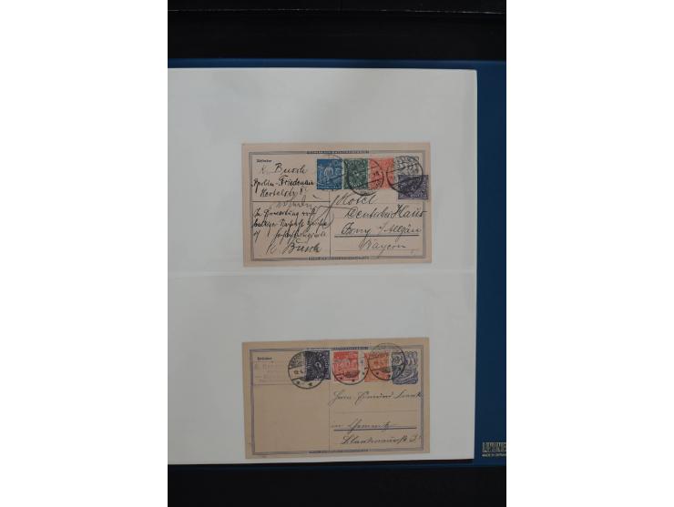 1872/1923, gestempelte, in den Hauptnummern weitgehend kpl. Sammlung mit u.a. Mi.-Nr. 3 (Ersttag), 21b, 24, 28, 49aa (2, einm
