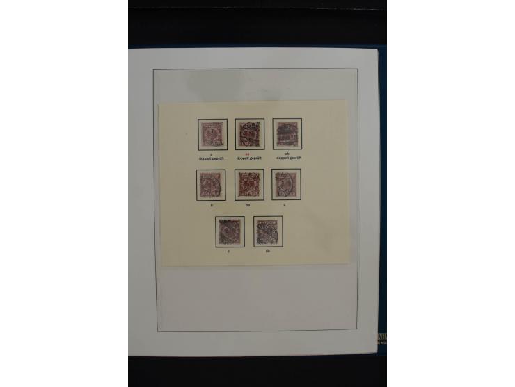 1872/1923, gestempelte, in den Hauptnummern weitgehend kpl. Sammlung mit u.a. Mi.-Nr. 3 (Ersttag), 21b, 24, 28, 49aa (2, einm