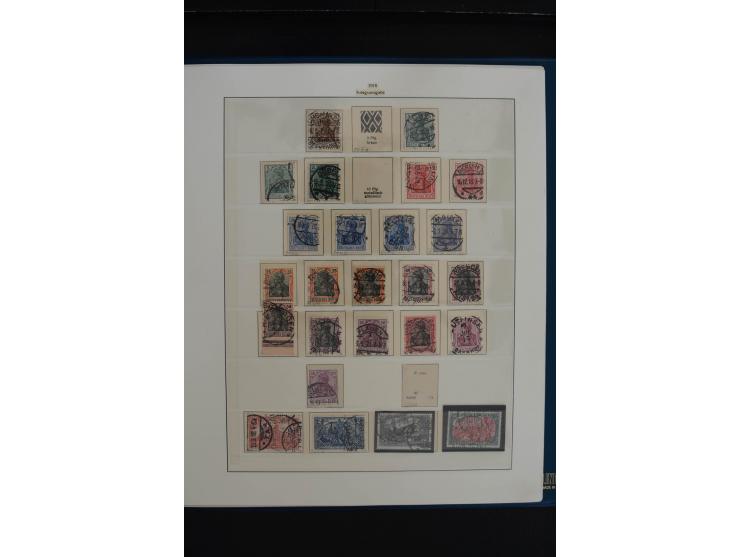 1872/1923, gestempelte, in den Hauptnummern weitgehend kpl. Sammlung mit u.a. Mi.-Nr. 3 (Ersttag), 21b, 24, 28, 49aa (2, einm