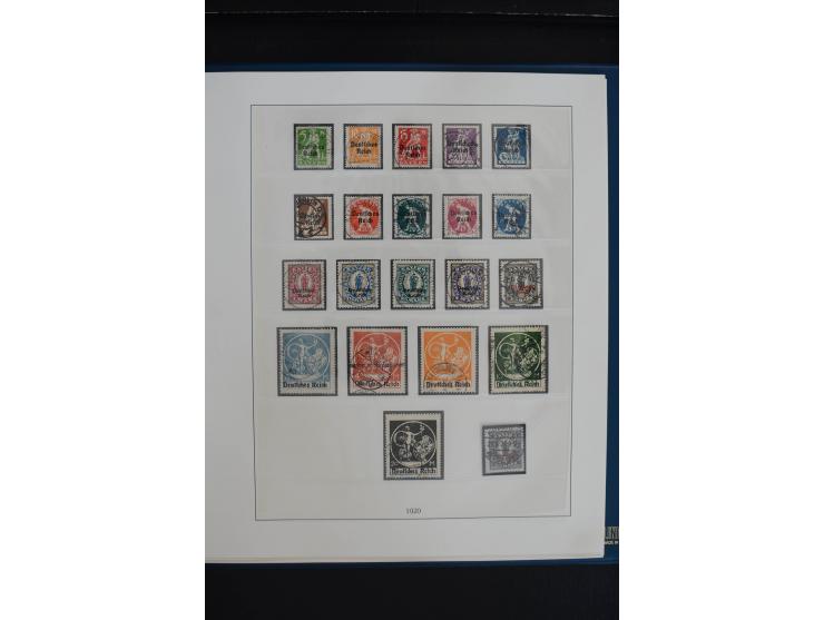 1872/1923, gestempelte, in den Hauptnummern weitgehend kpl. Sammlung mit u.a. Mi.-Nr. 3 (Ersttag), 21b, 24, 28, 49aa (2, einm