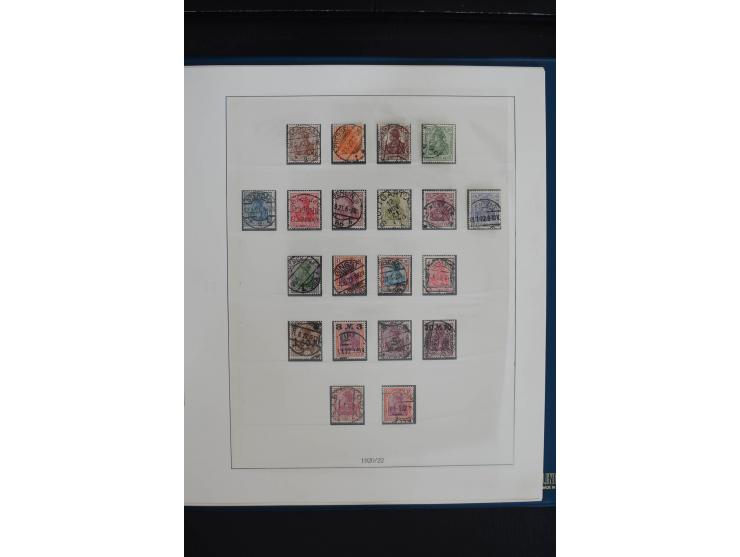 1872/1923, gestempelte, in den Hauptnummern weitgehend kpl. Sammlung mit u.a. Mi.-Nr. 3 (Ersttag), 21b, 24, 28, 49aa (2, einm