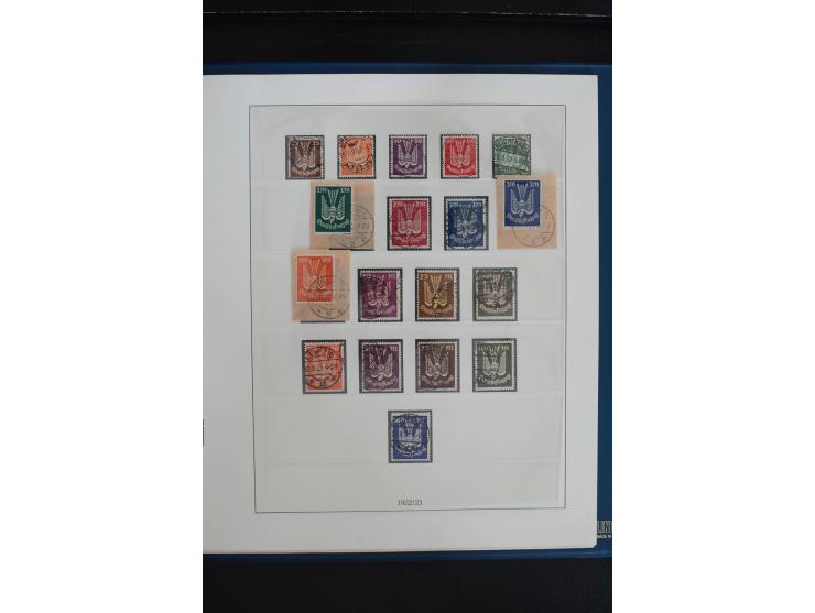 1872/1923, gestempelte, in den Hauptnummern weitgehend kpl. Sammlung mit u.a. Mi.-Nr. 3 (Ersttag), 21b, 24, 28, 49aa (2, einm