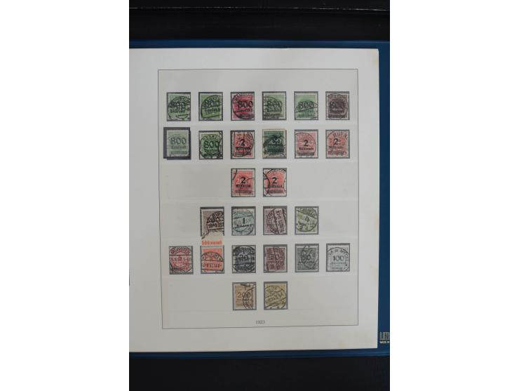 1872/1923, gestempelte, in den Hauptnummern weitgehend kpl. Sammlung mit u.a. Mi.-Nr. 3 (Ersttag), 21b, 24, 28, 49aa (2, einm