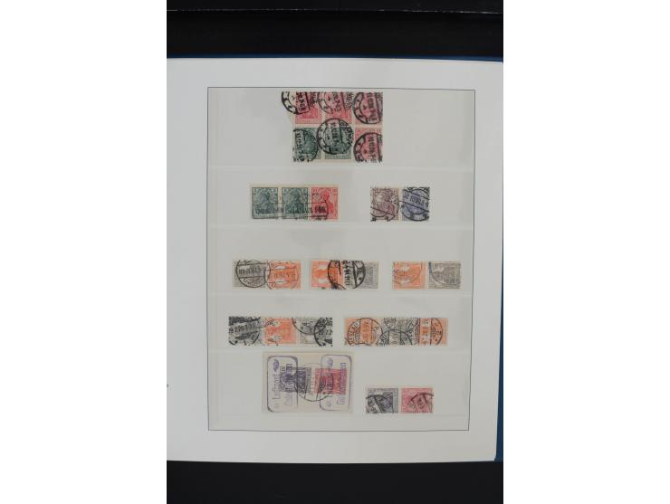 1872/1923, gestempelte, in den Hauptnummern weitgehend kpl. Sammlung mit u.a. Mi.-Nr. 3 (Ersttag), 21b, 24, 28, 49aa (2, einm
