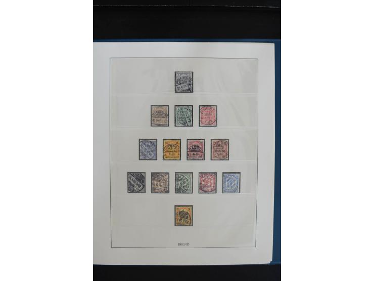 1872/1923, gestempelte, in den Hauptnummern weitgehend kpl. Sammlung mit u.a. Mi.-Nr. 3 (Ersttag), 21b, 24, 28, 49aa (2, einm
