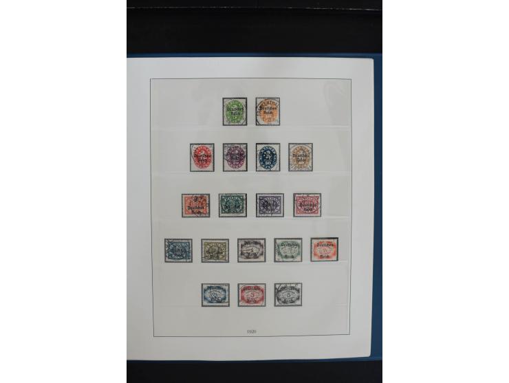 1872/1923, gestempelte, in den Hauptnummern weitgehend kpl. Sammlung mit u.a. Mi.-Nr. 3 (Ersttag), 21b, 24, 28, 49aa (2, einm