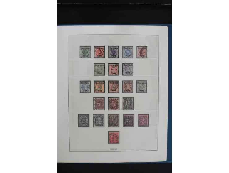 1872/1923, gestempelte, in den Hauptnummern weitgehend kpl. Sammlung mit u.a. Mi.-Nr. 3 (Ersttag), 21b, 24, 28, 49aa (2, einm