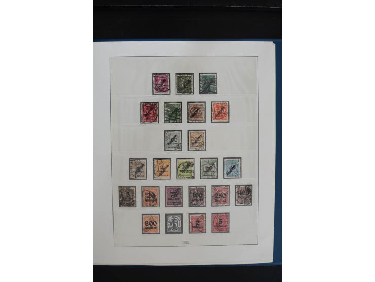 1872/1923, gestempelte, in den Hauptnummern weitgehend kpl. Sammlung mit u.a. Mi.-Nr. 3 (Ersttag), 21b, 24, 28, 49aa (2, einm