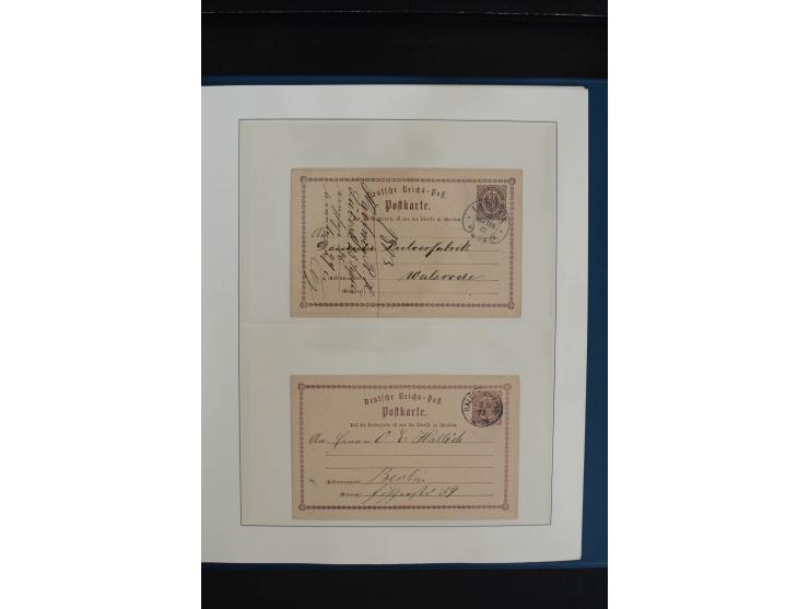 1872/1923, gestempelte, in den Hauptnummern weitgehend kpl. Sammlung mit u.a. Mi.-Nr. 3 (Ersttag), 21b, 24, 28, 49aa (2, einm