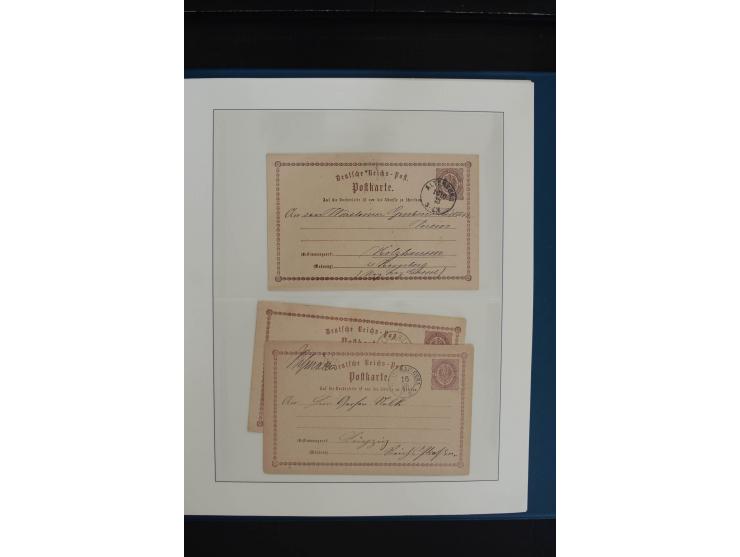 1872/1923, gestempelte, in den Hauptnummern weitgehend kpl. Sammlung mit u.a. Mi.-Nr. 3 (Ersttag), 21b, 24, 28, 49aa (2, einm