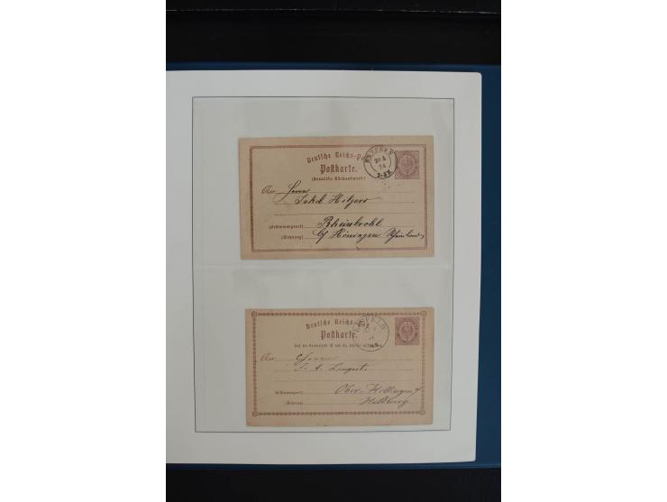 1872/1923, gestempelte, in den Hauptnummern weitgehend kpl. Sammlung mit u.a. Mi.-Nr. 3 (Ersttag), 21b, 24, 28, 49aa (2, einm