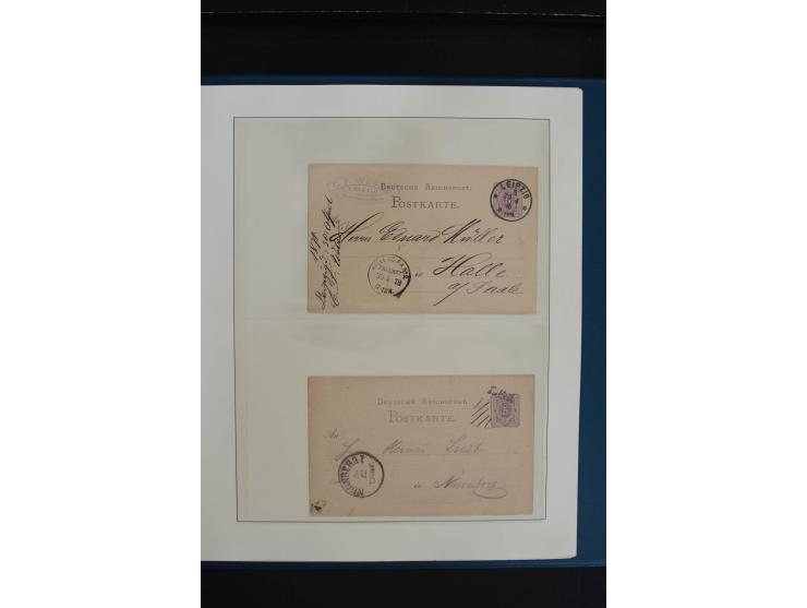 1872/1923, gestempelte, in den Hauptnummern weitgehend kpl. Sammlung mit u.a. Mi.-Nr. 3 (Ersttag), 21b, 24, 28, 49aa (2, einm