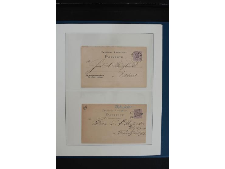 1872/1923, gestempelte, in den Hauptnummern weitgehend kpl. Sammlung mit u.a. Mi.-Nr. 3 (Ersttag), 21b, 24, 28, 49aa (2, einm