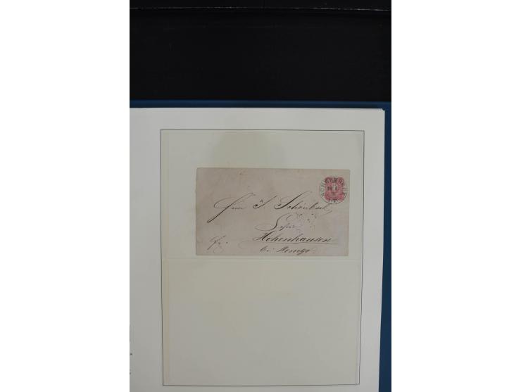 1872/1923, gestempelte, in den Hauptnummern weitgehend kpl. Sammlung mit u.a. Mi.-Nr. 3 (Ersttag), 21b, 24, 28, 49aa (2, einm