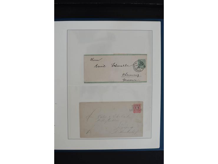 1872/1923, gestempelte, in den Hauptnummern weitgehend kpl. Sammlung mit u.a. Mi.-Nr. 3 (Ersttag), 21b, 24, 28, 49aa (2, einm